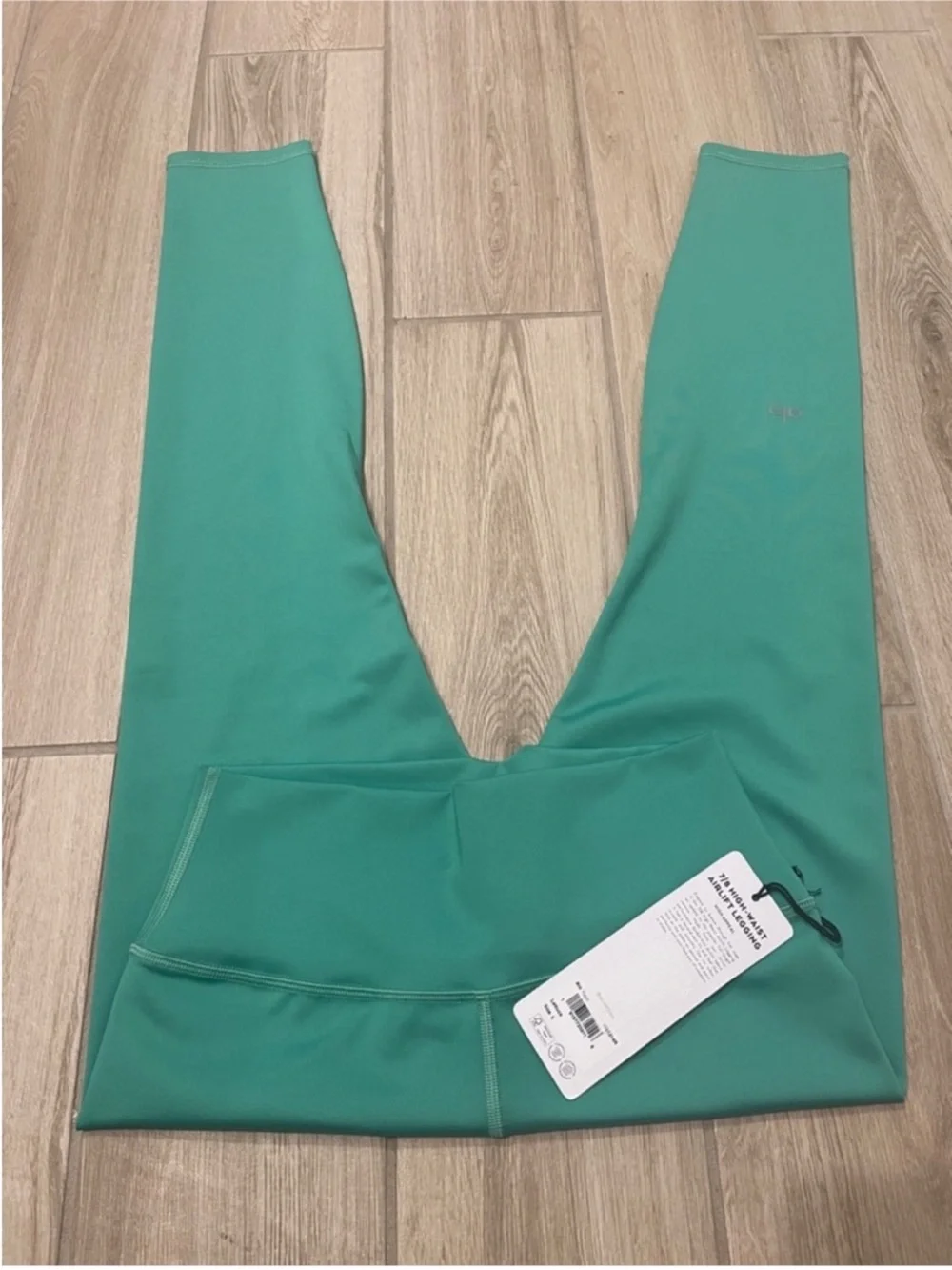 NWT Alo Yoga 7/8 High-Waist Airlift Leggings Lettuce Green Sz L 12-14 W51314R